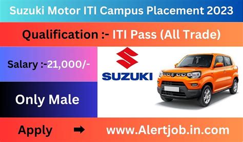 Suzuki Motor Campus Placement 2023