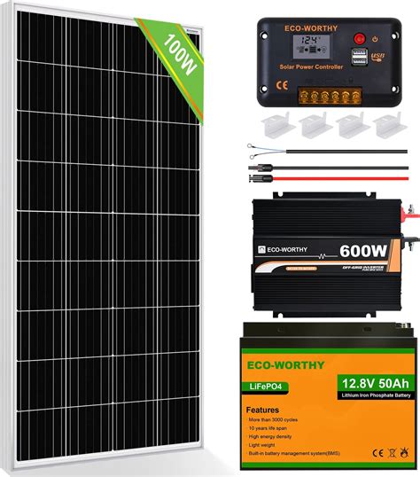 Amazon Eco Worthy Solar Panel Kit With Battery And Inverter