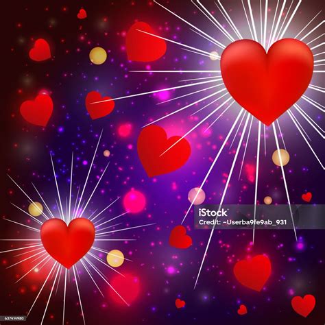 Valentines Day Vector Illustration Card Stock Illustration Download Image Now Abstract Day