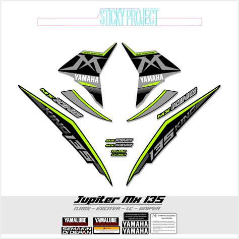 Jual STRIPING JUPITER MX NEW 135 MOTIF 16 STIKER MX 135 STICKER