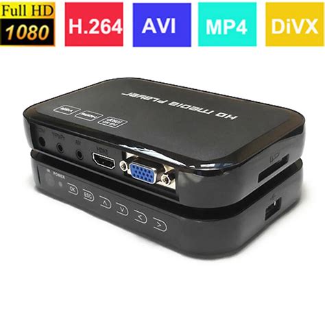 Mini 1080p Full Hd Media Player H 264 Multimedia Player Usb Sd Mmc Hd