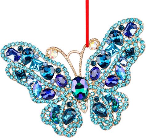 Facraft Butterfly Christmas Ornaments For Christmas Tree Decorations