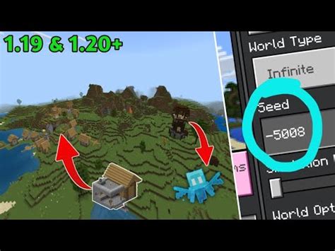 Minecraft Huge Plains Village And Pillager Outpost Seeds Youtube