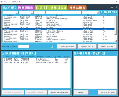 Stock Pratique Gestion De Stock