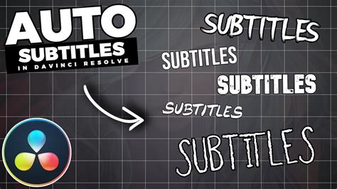 How To Add Automatic Subtitles In Davinci Resolve Studio Youtube