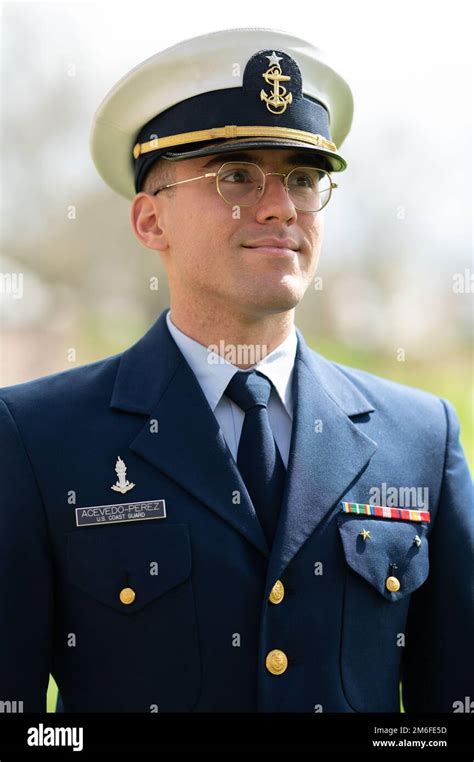 U.S. Coast Guard Academy cadet 1/c Juan Acevedo-Perez poses for an ...