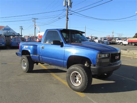 1993 Gmc Sierra K1500 Stepside 4x4 Pickup V8 Auto Project Or Parts No Reserve For Sale Photos