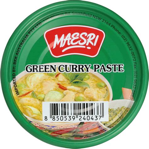 Maesri Paste Green Curry G Woolworths