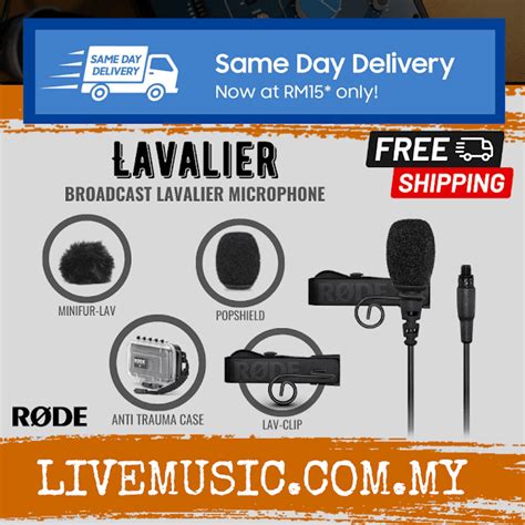 Rode Lavalier Lapel Microphone Lazada