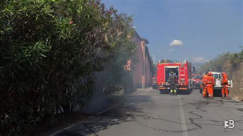 Cronaca Diretta Liguria Savona Incendio Albenga Focolaio Nel