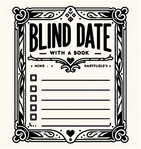 FREE Blind Date With A Book Templates