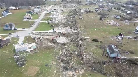 Aerial Images Show Before And After Tornado Damage Wbir