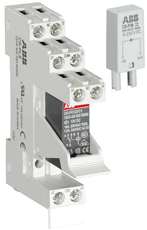 Abb Componenten Interface Relais Cr P Insteek Relais Met Voet