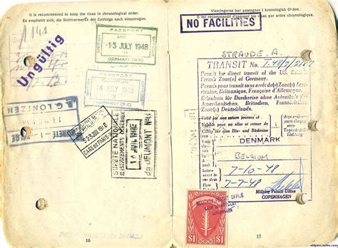 Паспорт Дании: 1945 год | Паспорта стран Европы