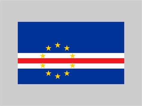 Cores Oficiais Da Bandeira De Cabo Verde E Propor O Ilustra O