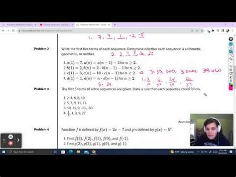 Illustrative Mathematics Algebra Unit Lesson Practice Explained