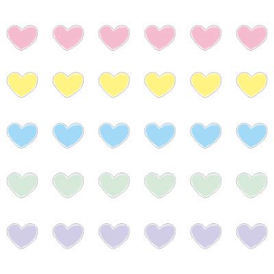 Pack Corazones Pastel