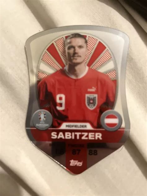 Match Attax Euro Sc Marcel Sabitzer Austria Pro Elite Chrome