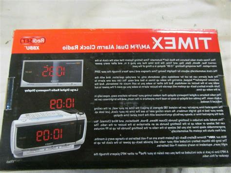 Timex AM/FM Dual Alarm Clock Radio New. Still