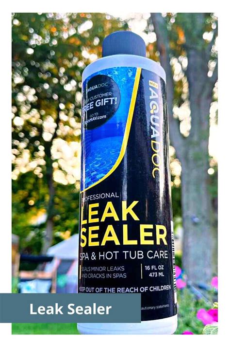 Aquadoc Spa Leak Repair And Hot Tub Leak Sealer Easily Fix A Leak For Spas Hot Tub Leak Stop