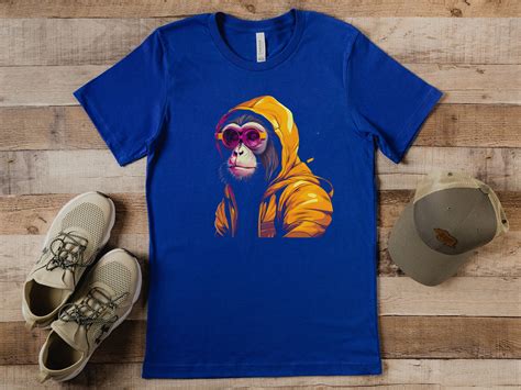 Monkey Shirt Hipster Monkey T Shirt Monkey Lover T Capuchin Funny