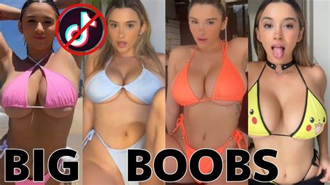 Tiktokbig Boobs Challenge I Nobra Tiktokcompilation Hotgirls