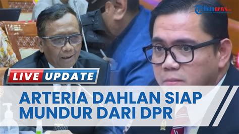 Tersinggung Soal Pernyataan Mahfud Md Arteria Dahlan Tegas Nyatakan