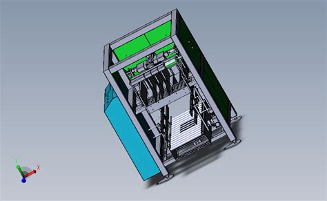 跌落式装箱机 Solidworks 2016 模型图纸下载 懒石网