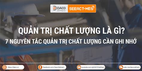 Quản trị chất lượng là gì 7 Nguyên tắc quản trị chất lượng cần ghi nhớ