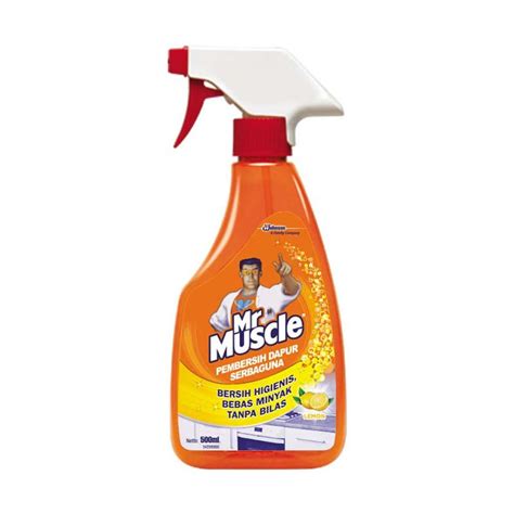 Jual Mr Muscle Pembersih Dapur Serbaguna Lemon Spray 500ml Shopee