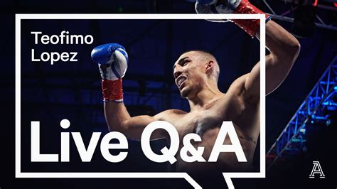 Live Qanda Chat With Lightweight Champ Teofimo Lopez On Thursday At 3 Pm Et The Athletic