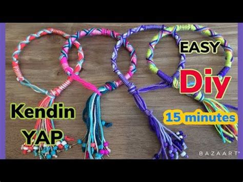 15 Dakikada Bileklik Yap Make A Bracelet In 15 Minutes YouTube