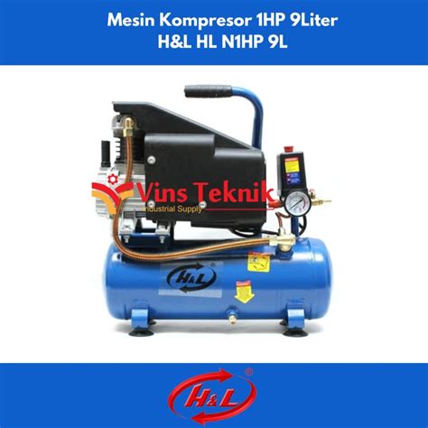 Jual Mesin Kompresor Angin Compressor 1HP H L HL N1HP 9L Shopee Indonesia