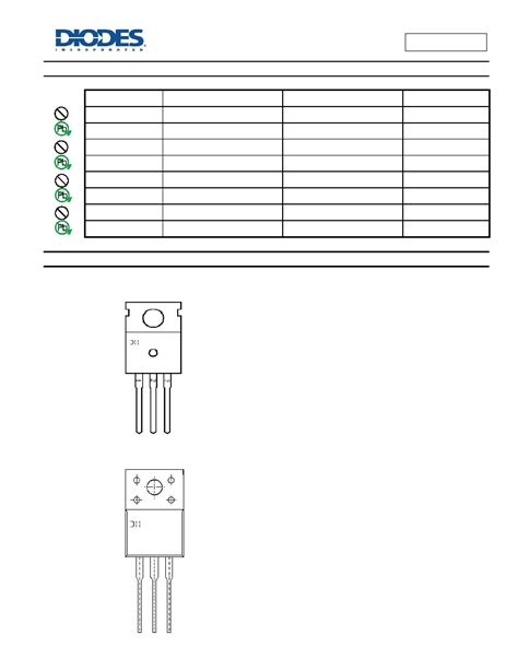 MBR20100CTF E1 Datasheet 3 13 Pages DIODES HIGH VOLTAGE POWER