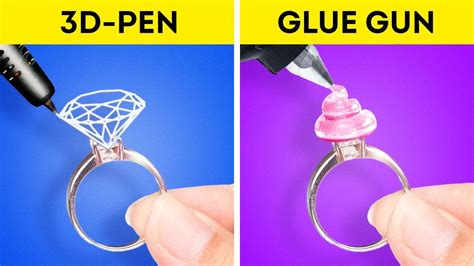 Hot Glue Gun Vs 3d Pen Amazing Diy Crafts And Hacks Decor Fixing Accessories Youtube