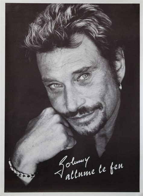 Johnny Hallyday Johnny Allume Le Feu Affiche Originale