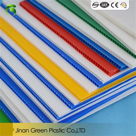 Colorful 4x8 Corrugated Coroplast Corflute Plastic Cardboard Sheet