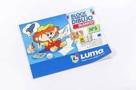 Block De Dibujo N Blanco Luma Vla Librer A