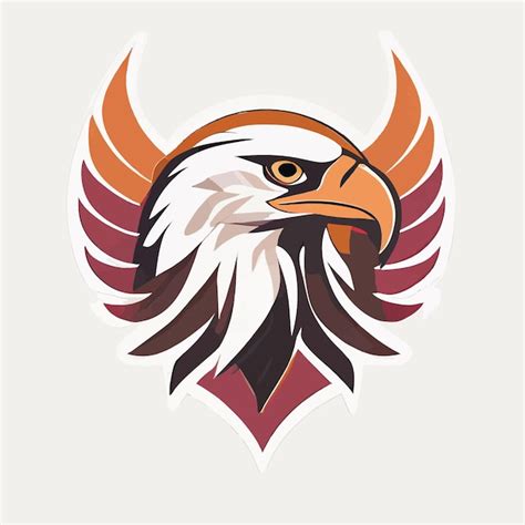 Premium Vector | Eagle logo on a white background