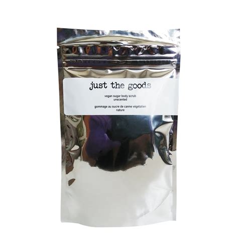 Just the Goods vegan raw sugar body scrub – justthegoods