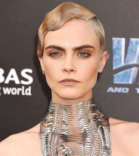 Pixie Parade All Cara Delevingnes Epic Valerian Press Tour Hairstyles