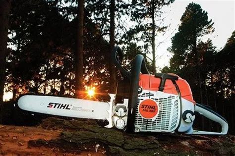 Stihl Ms Powerful Petrol Chainsaw Inch With Guide Bar At