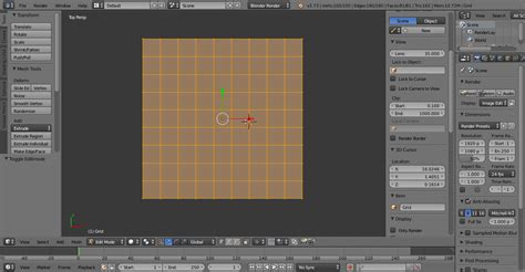 Modeling How To Change Subdivisions After Adding A Grid Blender