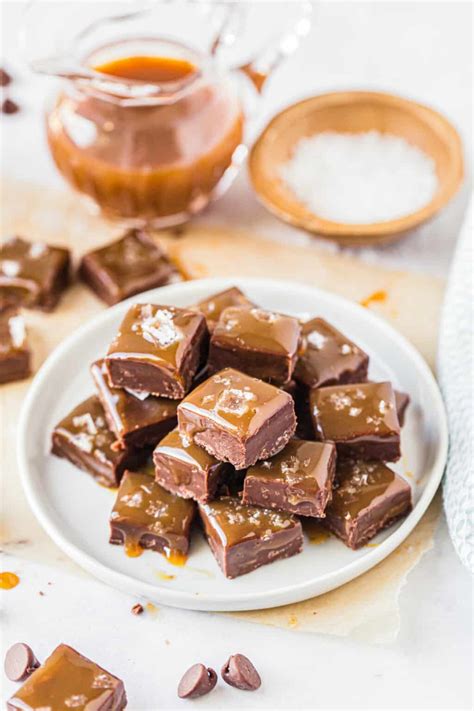 Salted Caramel Chocolate Fudge Recipe The Cookie Rookie