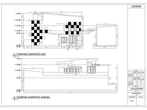 Gambar Autocad 2d