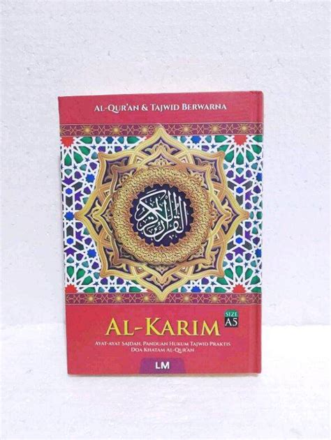 AL QUR AN TAJWID WARNA Khot Usmani Ukuran A5 Lazada Indonesia