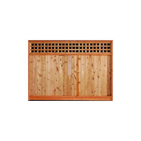 Aim Cedar Works 6 X 8 Panneau De Treillis Carré En Cèdre De Qualité Supérieure Home Depot Canada