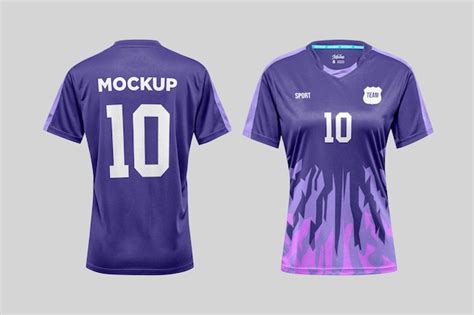 Premium Psd Womens Soccer Jersey Mockup