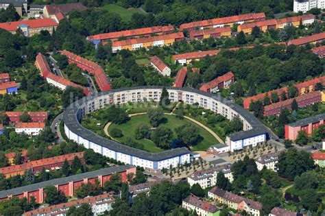 Berlin Aus Der Vogelperspektive Wohngebiet Hufeisensiedlung In Berlin