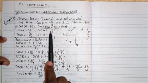 P3 Trigonometric Addition Formulae Example 6a Youtube